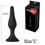 Cumpara ieftin Butt Plug Anal Attraction "Pleasure Toys" 12 cm - Negru