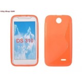 Husa Silicon S-Line Orange pentru HTC Desire 310 - Protectie Premium