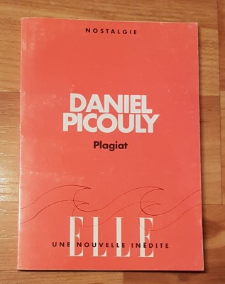 Plagiat de Daniel Picouly. In limba franceza foto