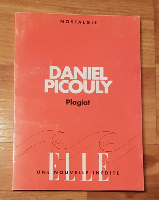 Plagiat de Daniel Picouly. In limba franceza