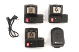 Cumpara ieftin Kit Trigger + 3 Receivere 4canale PT-04NE pentru Canon Nikon Pentax Olympus etc.