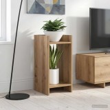 vidaXL Suport pentru plante 2 pcs Stejar Artizanal 30 x 30 x 60 cm 899609