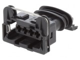 Conector Automotive JPT Mamă 4 Pini Negru Pe Cablu, TE Connectivity