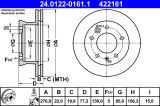 ATE 24.0122-0161.1 Disc frana