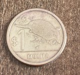 C50 - Moneda foarte veche - Uruguay - 1 peso - mulita - 2011