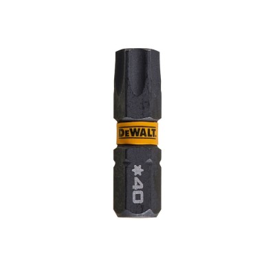 Set 5 biti pentru insurubare de impact, DeWalt Flextorq DT7373T-QZ, profil Torx, T40, 25 mm foto