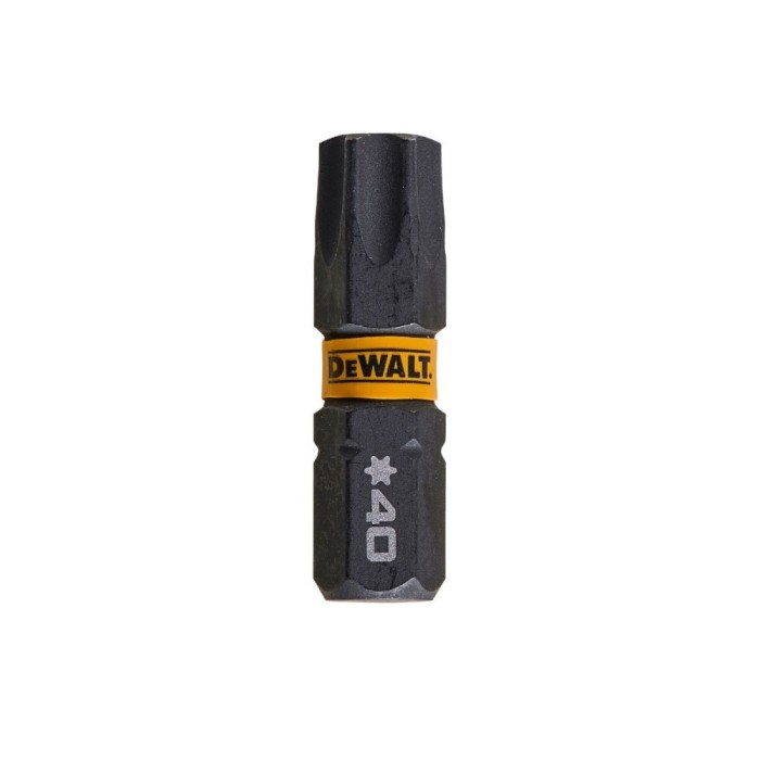 Set 5 biti pentru insurubare de impact, DeWalt Flextorq DT7373T-QZ, profil Torx, T40, 25 mm