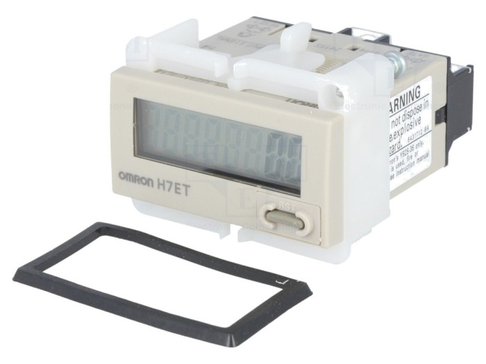 Contor electronic LCD cu blocare acces