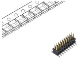 Conector SAMTEC şiruri pini tată 20 PIN 1,27mm gold flash SMT soclu