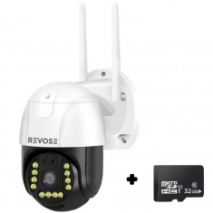 Camera de Supraveghere Video REVOSE™ 5MP 2560x1920, Aplicatie Dedicata, Intelligent Tracking, PTZ, WIFI, Lan, AP hotspot