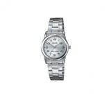 Casio LTP-V001D-7BUDF Ceas Damă Quartz cu Brățară Argintie din Oțel