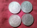 4 Monede 500 lei 1944 Mihai I , 4x12g argint 700 , cal. Fb- Aunc