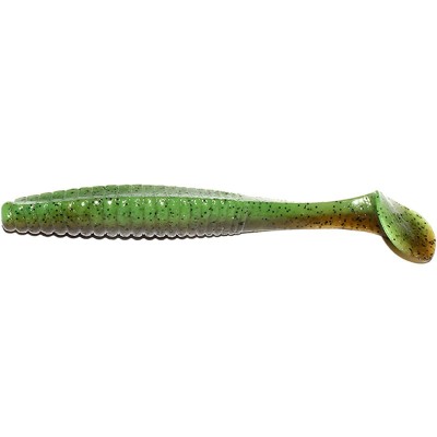 Shad Hide Up Stagger Original 3.5&amp;quot;, 140 Green Pumpkin Dark Chart, 9cm, 8buc/pac foto
