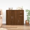 Servantă, stejar maro, 91x29,5x75 cm, lemn prelucrat
