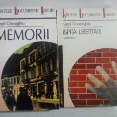 MEMORII - Virgil Gheorghiu - 2 volume