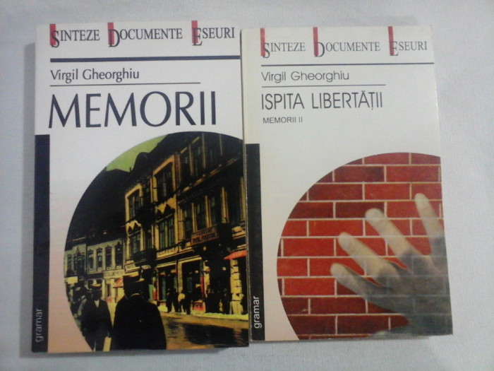 MEMORII - Virgil Gheorghiu - 2 volume