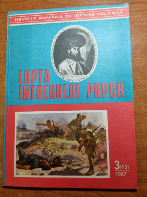 revista de istorie militara - lupta intregului popor - martie 1987 foto