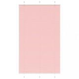 vidaXL Jaluzea plisată roz 115x200 cm Lățime țesătură 114,4 cm