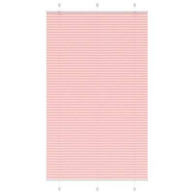 vidaXL Jaluzea plisată roz 115x200 cm Lățime țesătură 114,4 cm foto