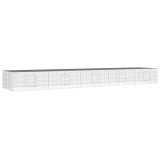 Cumpara ieftin Cusca pentru iepuri, 5 panouri, 541x109x54 cm, fier galvanizat