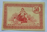 530. Bancnota Portugalia 50 centavos 1920 - Notgeld