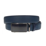 Curea barbati, casual-eleganta, din piele ecologica premium, latime 3.5 cm, albastru - CK203A