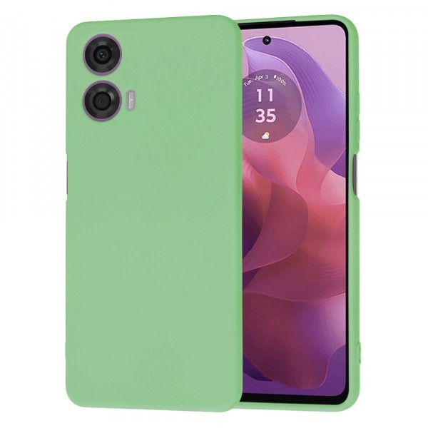 Husa pentru Motorola Moto G24, Techsuit, SoftFlex, Verde Deschis
