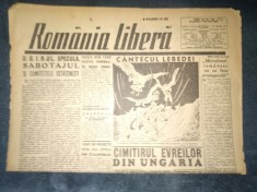 ZIAR ROMANIA LIBERA 7 IANUARIE 1945