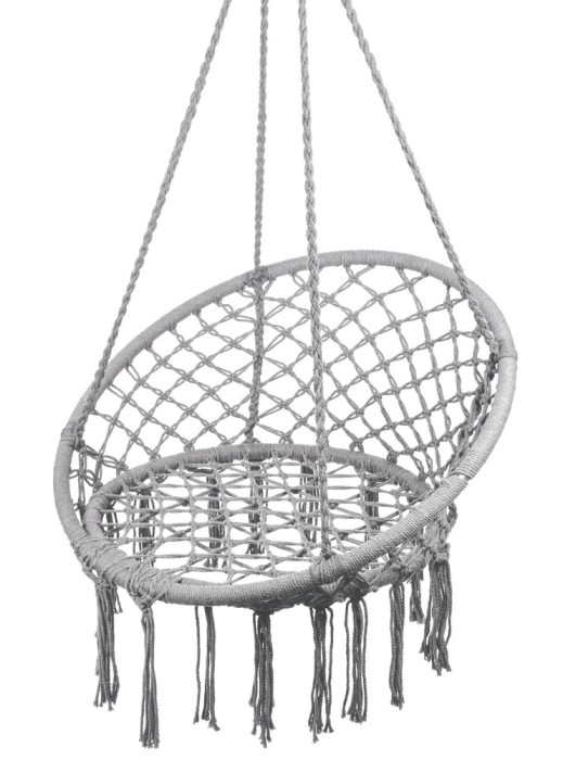 Leagan balansoar suspendat, gri deschis, sarcina maxima 150 kg, MalTec 112210