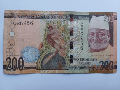 Gambia -200 Dalasis (2015) ND foto
