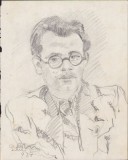 A1707 Schiță de Dimitrie &bdquo;Puiu&rdquo; Eitel, 1937, semnată