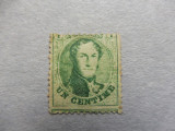 Belgia 1863, 1 centima, Leopold I, dantelat, nestampilat, cu sarniera (T16)