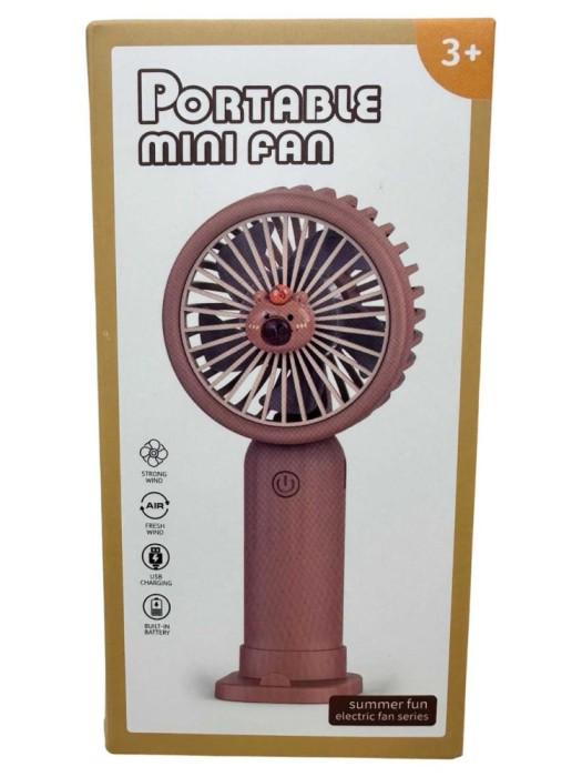 Mini Ventilator Capibara- Portabil si Reincarcabil USB