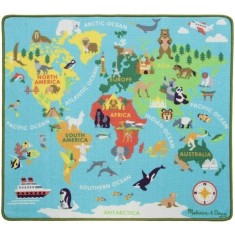 Covor de joaca Harta Lumii - Melissa and Doug foto