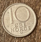 C50 - Moneda foarte veche - Norvegia - 10 ore - 1978