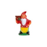 Pitic de gradina din ceramica, cu cos, inaltime 34 cm, multicolor