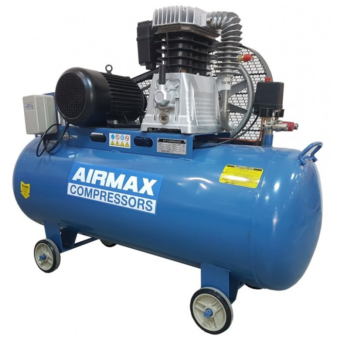 Compresor de aer XYB2090B AIRMAX, debit aer aspirat 687 l/min, capacitate butelie 200 L, presiune 8bar, 400V
