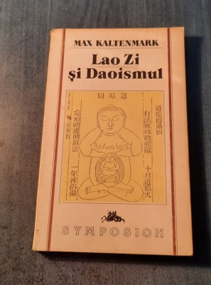 Lao zi si Daoismul Max Kaltenmark foto