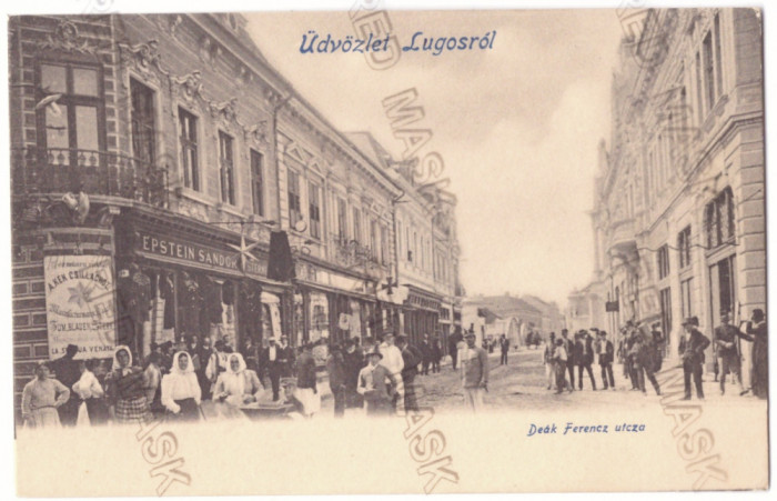 2975 - LUGOJ, Timis, Market, Litho, Romania - old postcard - unused