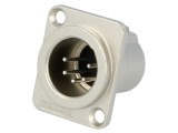 Soclu XLR Tată 5 Pin Argintat