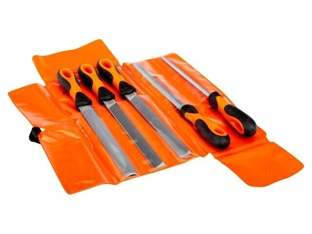 Set Pile și Rașpel cu Geantă - 5 Bucăți, 200mm