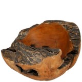 Bol decorativ din lemn exotic Silhouttee, L