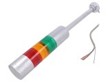 Coloană de Semnalizare LED Roșu/Ambră/Verde