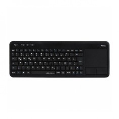 Tastatura wireless pentru Smart TV Hama Uzzano 3.1, touchpad integrat, Negru foto
