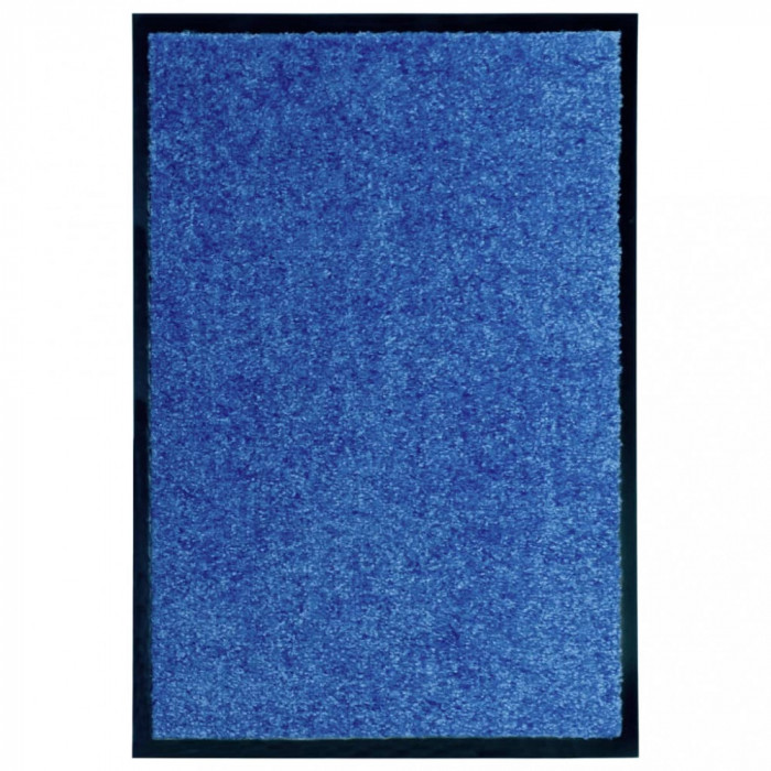 Covoras de usa lavabil, albastru, 40 x 60 cm GartenMobel Dekor