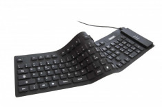 Tastatura flexibila din silicon foto