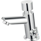 Baterie lavoar Ferro Presstige Pro Z501R, cu temporizare apa rece si apa calda, Crom