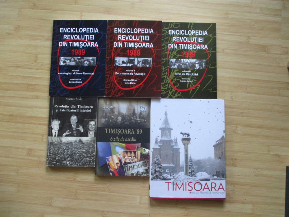 CARTI REVOLUTIE TIMISOARA 1989 + TIMISOARA - ORASUL LIBERTATII ROMANESTI |  Okazii.ro