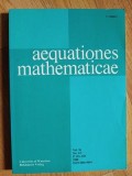 Aequationes mathematicae vol.36, nr.2-3