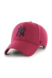 47 brand șapcă de baseball din amestec de l&acirc;nă MLB New York Yankees culoarea roșu, B-MVPSP17WBP-CAH